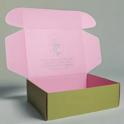 꽃을 위한 환경 친화적 인 유선 카드보드 배송 상자