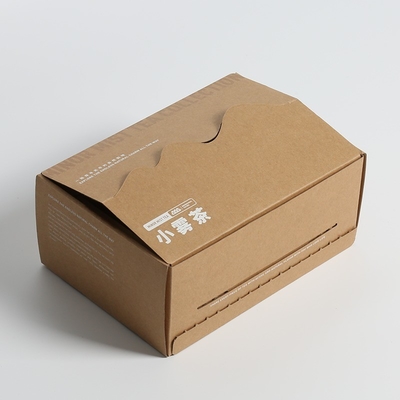 주문 맞춤형 크기의 크프트 배송 상자 화장품, 브라운 크프트 포장 상자 도매 online manufacture