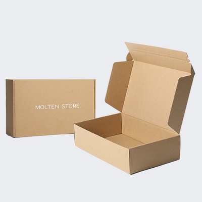 주문 재활용용 상자 회색 갈색 고리 상자 수공업용 종이 메일 상자 배송 포장 online manufacture