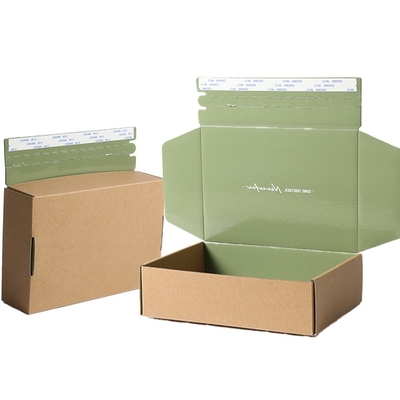 주문 Zipper Rigid Kraft Corrugated Box for Shipping Packaging Pantone CMYK 사용자 지정 색상 online manufacture