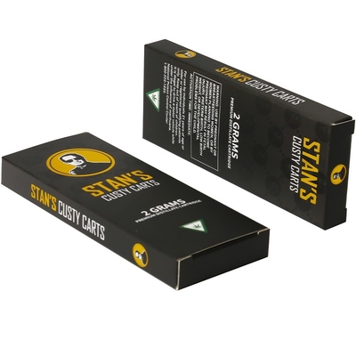 주문 블랙 투크 두 끝 포장 및 사용자 정의 색상 유리 병과 함께 선물 저장 상자 online manufacture