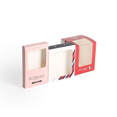 주문 투명한 창문용 종이 식품 상자 포장 에코 의식 접이용 카드 상자 online manufacture