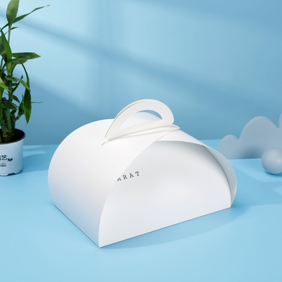 주문 OEM 브랜드 식품 포장 편리한 케이크 저장 운송을 위해 종이 상자를 꺼내 online manufacture