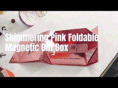 사용자 정의 크기 파란색 자기 접이기 상자 와인 병을위한 종이 선물 포장 상자